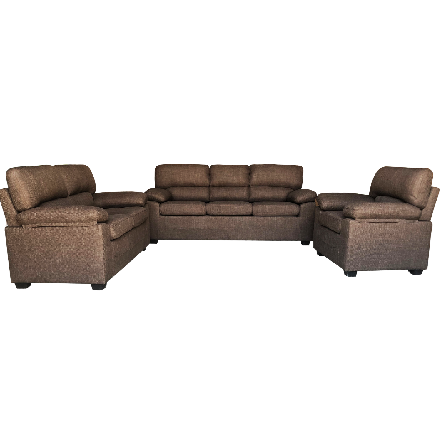 Franco Brown Reclining Sofa Set