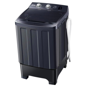 19Kg Single Tub Washer - Stainless Steel Drum (Black)