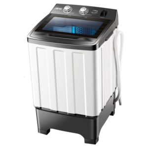 19Kg Single Tub Washer - Stainless Steel Drum (White)