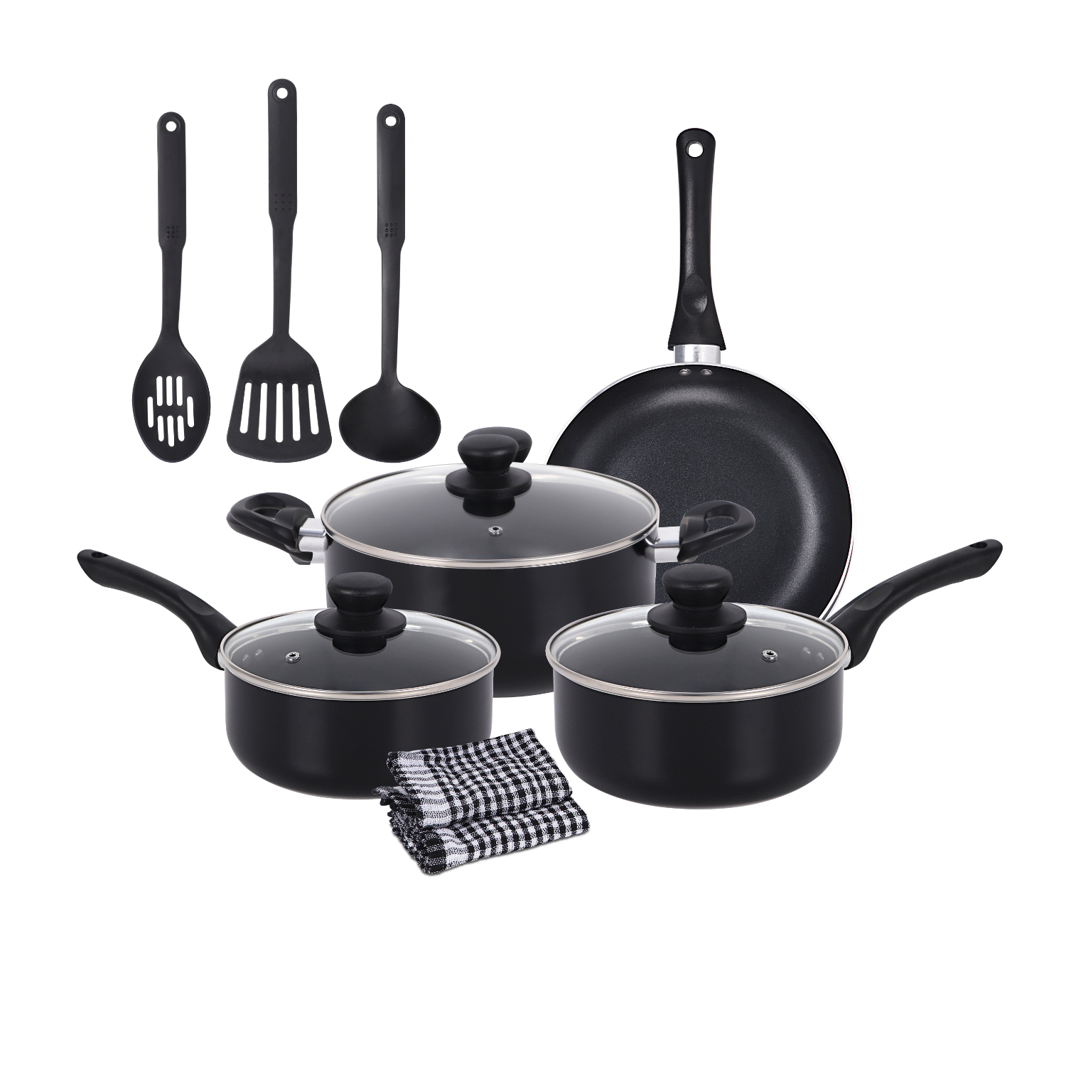 Non Stick 12Pcs Cookware Set