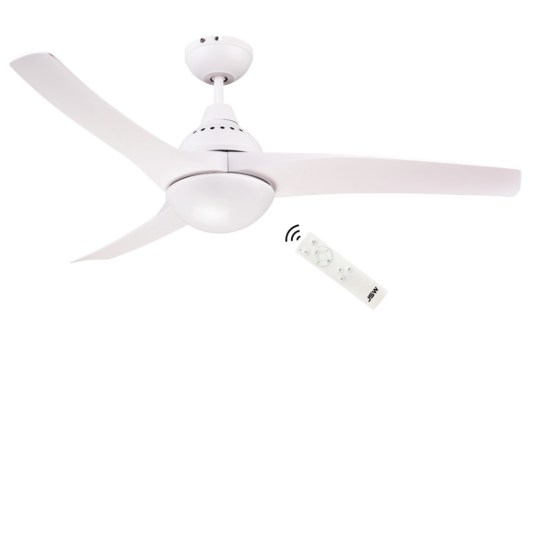 52" Decorative Ceiling Fan with Remote (White)
