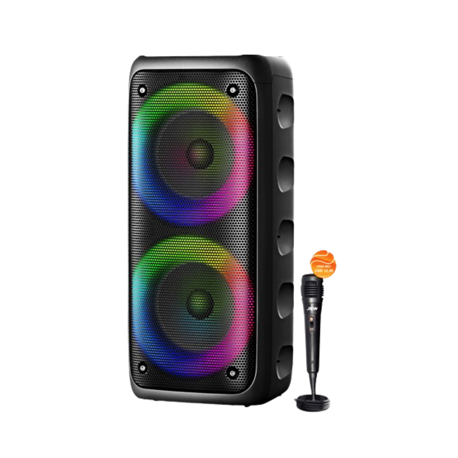 6.5" x2 Portable DJ Speaker Box