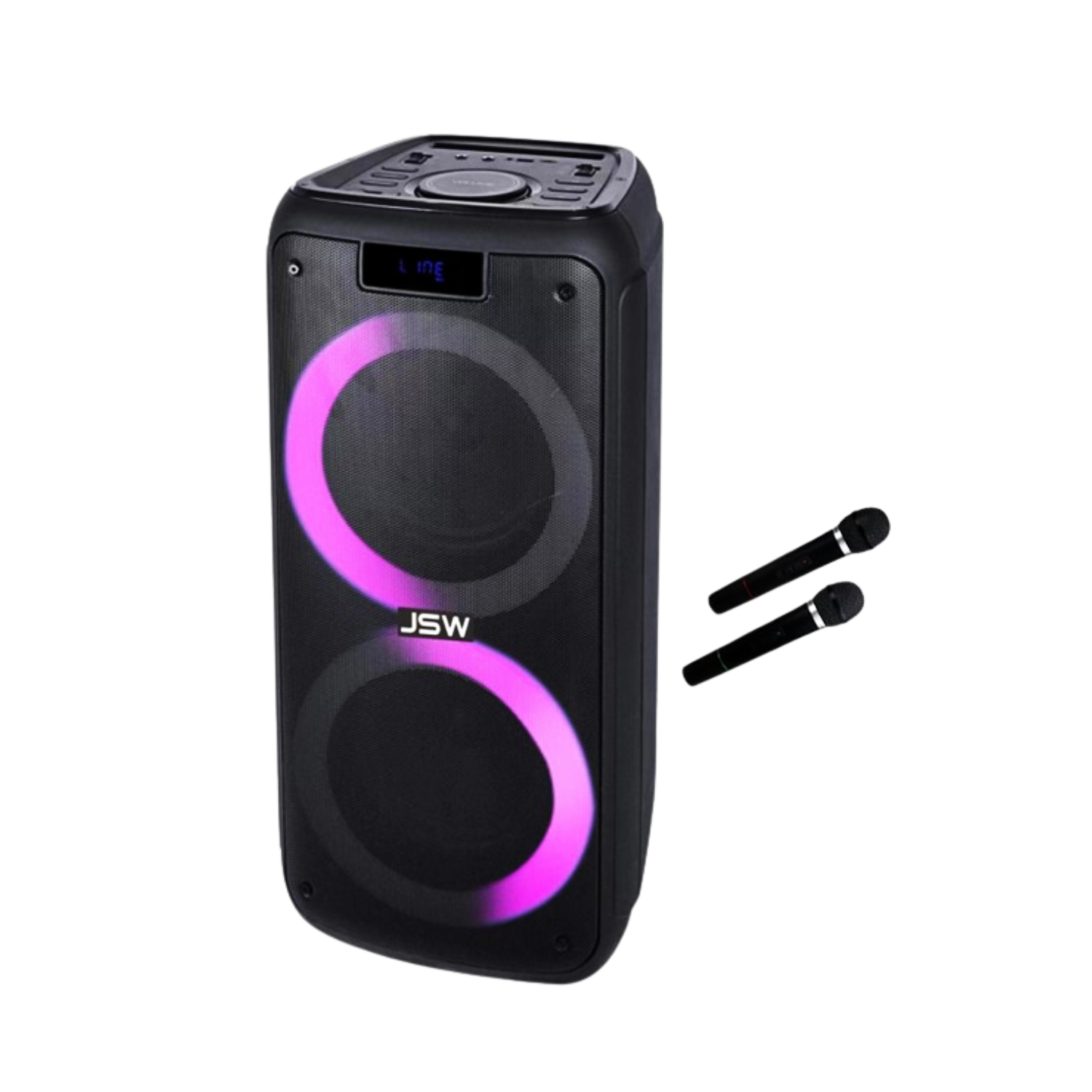 8" x2  Professional Speaker System with DJ Control