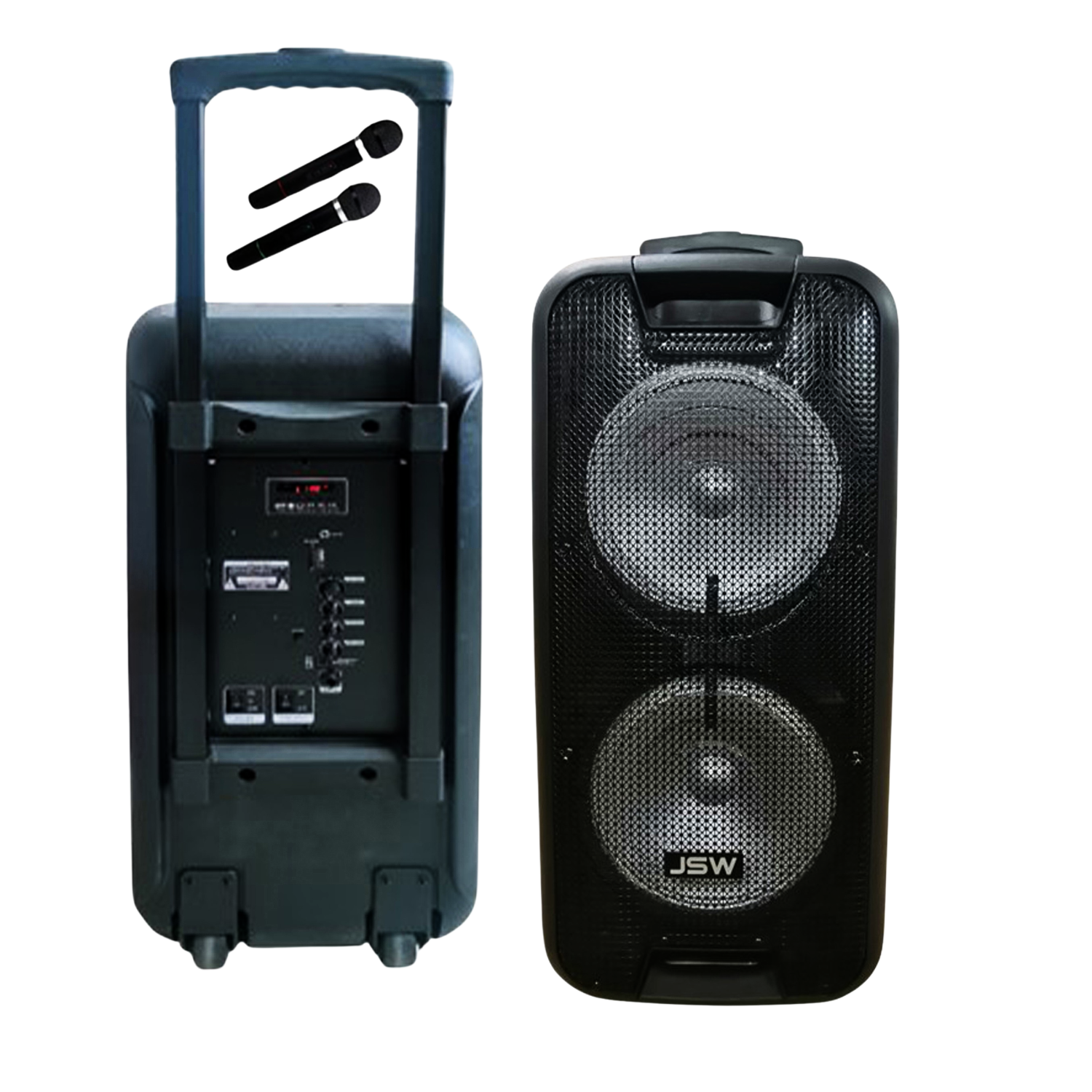 10" x2  Portable DJ Speaker