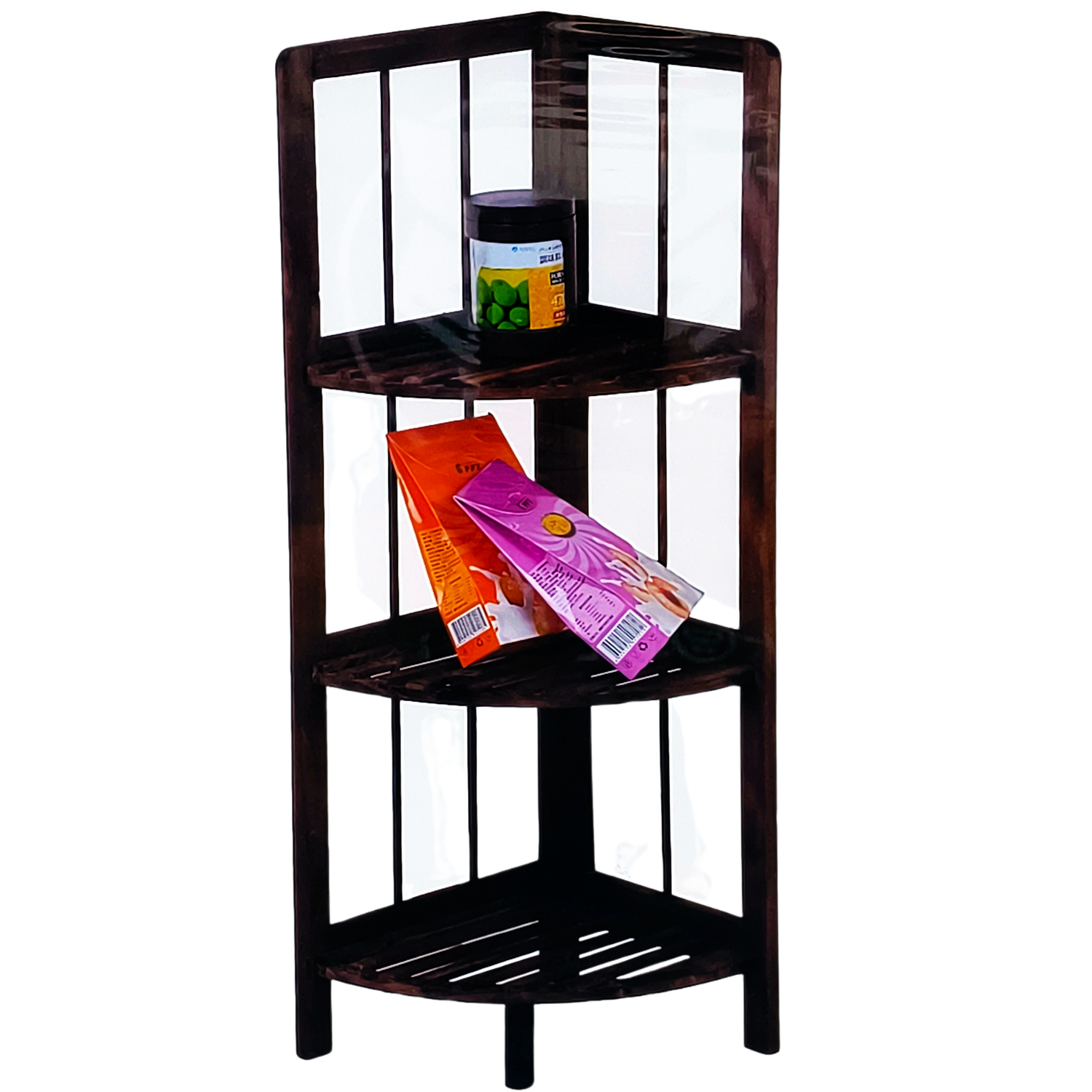 Danny Home 3 Tier Wooden Shelf