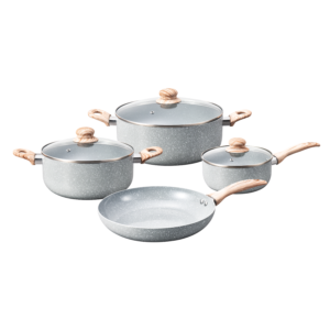 Non Stick 7 Pcs Cookware Set